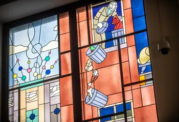 Glas In Lood+Rechtbank Kunst